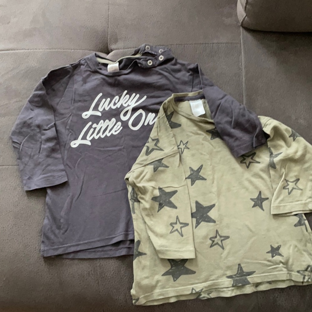 H&M shirts 2 pieces